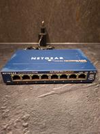 Netgear FS108 Fast Ethernet Switch, Computers en Software, Netwerk switches, Ophalen of Verzenden, Gebruikt