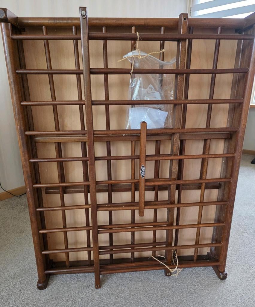 Vintage nostalgische degelijke kibofa box met boxmatras, Ophalen, Hout, Minder dan 50 cm, Minder dan 5 flessen