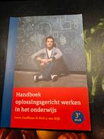 Handboek Oplossingsgericht Werken Onderwijs, Zo goed als nieuw, Louis Cauffman & Dick J. van Dijk, Gamma, HBO