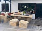 Steigerhouten Hoekbank Loungeset Loungebank Tuinset KORTING!, Verzenden, Steigerhout, Nieuw, Eettafel
