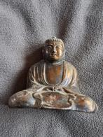 Antiek reis Boeddhabeeldje Japans wierook standaard 4,5cm, Ophalen of Verzenden