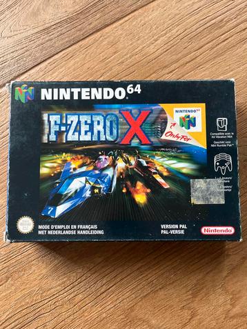 F-Zero X N64 Compleet in Doos (CIB) beschikbaar voor biedingen