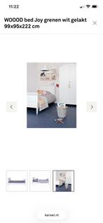 Grenen houten bed woood. Met lattenbodem ikea 200x90, Ophalen, Gebruikt, 90 cm, Eenpersoons