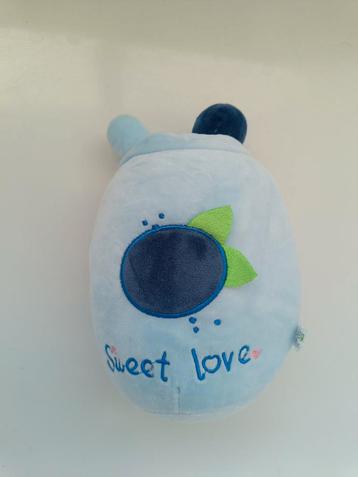 Kawaii Bubble Tea Boba Knuffel - Blauwe Bes - 25cm beschikbaar voor biedingen
