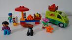 Lego Duplo Marktkraam met Groentewagen 5683, compleet, Ophalen of Verzenden, Zo goed als nieuw, Complete set, Duplo