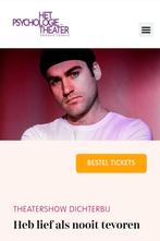 2 Tickets psychologie in theater Leeuwarden 22 april, Twee personen