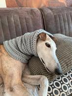 Gehaakte snood-halswarmer-colsjaal-halsband lichtgrijs XL, Dieren en Toebehoren, Ophalen of Verzenden, Nieuw, Hondensjaal