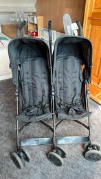 Zwarte koelstra tweeling buggy, Kinderen en Baby's, Tweelingen en Meerlingen, Gebruikt, Kinderwagen of Buggy, Ophalen