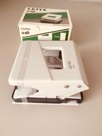 Perforator Leitz 5018 wit metaal 2 gaats Nieuw in verpakking, Ophalen, Nieuw