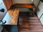 Mooi hoek bureau met plankjes en onderkastje, Huis en Inrichting, Bureaus, Ophalen