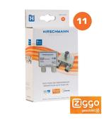 Hirschmann DPO 2104 opdruk tweeverdeler retailverpakking, Niet ingevuld, Niet ingevuld, Nieuw, Ophalen of Verzenden