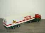 Volvo F12 Truck & Trailer Trabo BV Transporten - Tekno 1:50, Hobby en Vrije tijd, Modelauto's | 1:50, Tekno, Zo goed als nieuw