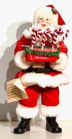 Kerstman met zuurstokken Fabriché Kurt S. Adler, Ophalen of Verzenden, Nieuw