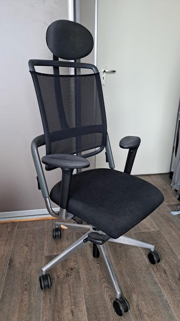 Grahl Xenium Bureaustoel met Hoofdsteun - NPR 1813, Huis en Inrichting, Bureaustoelen, Zwart, Ophalen