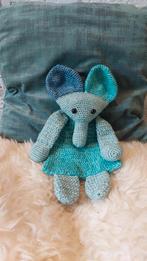 Gehaakte lappenpop Olifant blauw

Kraamkadootje, Ophalen of Verzenden, Nieuw