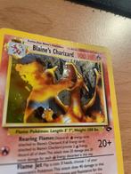 Blaines charizard (GC2) gym challenge pokemon kaarten, Hobby en Vrije tijd, Verzamelkaartspellen | Pokémon, Ophalen of Verzenden