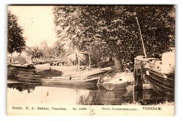 Veendam, Oude Scheepshelling. Tulpkaart beschikbaar voor biedingen