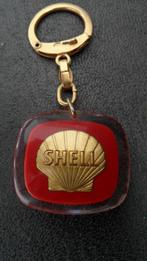 Shell motorolie schelp oude sleutelhanger,, Verzamelen, Verzenden, Gebruikt, Gebruiksvoorwerp