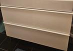 Onderkast IKEA met inzetten, 2 lades, 100 x 49 x 76, Huis en Inrichting, Badkamer | Badkamermeubels, Ophalen, Gebruikt, 50 tot 100 cm