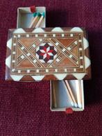 Houten lucifer doosje houder € 9,50, Verzamelen, Rookartikelen, Aanstekers en Luciferdoosjes, Ophalen of Verzenden, Gebruikt