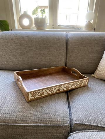 Robuust houten dienblad van Lifestyle (30 x 36 cm) beschikbaar voor biedingen