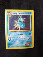 Misty's Seadra 9/132 unlimited holofoil, Hobby en Vrije tijd, Ophalen of Verzenden, Zo goed als nieuw, Losse kaart