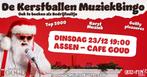 3 tickets muziek bingo Assen, Tickets en Kaartjes, Drie personen of meer