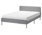 Tweepersoonsbed Slattum IKEA, Huis en Inrichting, Ophalen, Tweepersoons, Zo goed als nieuw, 200 cm