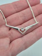 Prachtige Zilveren ketting 925, Met hanger, Verzenden, Zo goed als nieuw, Zilver