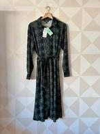 King Louie Sheeva Dress midi jurk groen grafisch M/38 NIEUW, Kleding | Dames, Maat 38/40 (M), Nieuw, Ophalen of Verzenden, King Louie