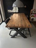 Eettafel van franse wagondelen. Zwaar, Huis en Inrichting, Tafels | Eettafels, Ophalen, 200 cm of meer, 50 tot 100 cm, Zo goed als nieuw