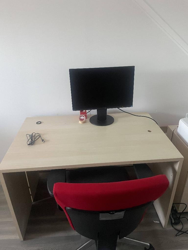 Office Table and chair, Ophalen, Gebruikt, Bureau