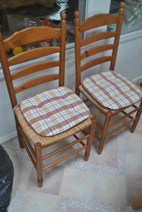 Stoelen, 2 stuks, eetkamerstoelen, Huis en Inrichting, Stoelen, Gebruikt, Twee, Overige kleuren, Ophalen