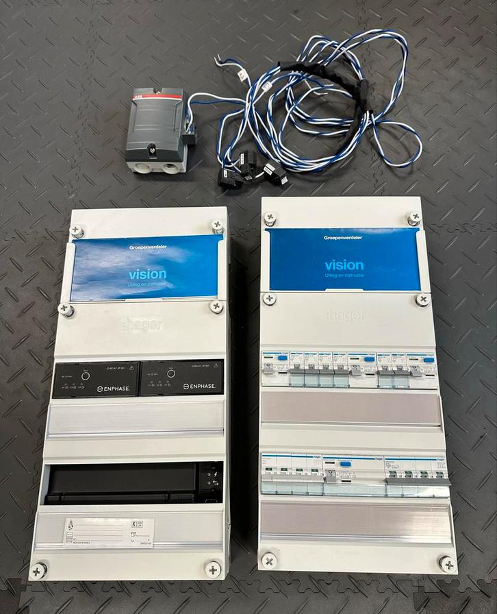 Enphase Hager Groepenkast - Zo goed als nieuw!, Doe-het-zelf en Verbouw, Elektra en Kabels, Zo goed als nieuw, Overige typen, Ophalen of Verzenden