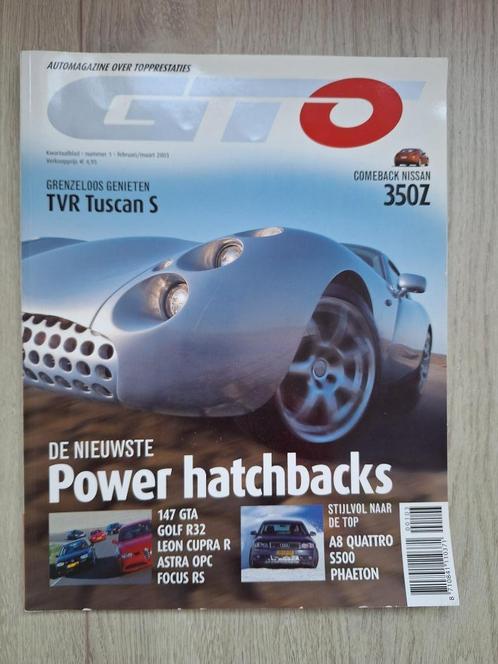 GTO automagazine #1 feb/mrt 2003 TVR Tuscan S, Boeken, Auto's | Folders en Tijdschriften, Gelezen, Algemeen, Ophalen of Verzenden