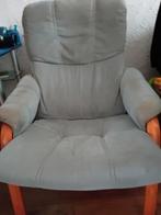 Fauteuil met gebruiksporen, Huis en Inrichting, Fauteuils, Ophalen, Gebruikt, 50 tot 75 cm