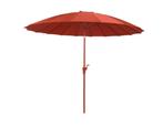 Sunshine Parasol Rood /  Merk Zuiver, Tuin en Terras, Parasols, Kantelbaar, Nieuw, Stokparasol, 2 tot 3 meter