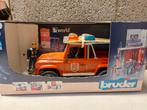 bruder brandweer auto, landrover schaal 1:16, Kinderen en Baby's, Speelgoed | Speelgoedvoertuigen, Ophalen of Verzenden