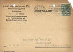 J. van der Toorn en Co., Rotterdam - 11.1928 - briefkaart, Ophalen of Verzenden, Briefkaart