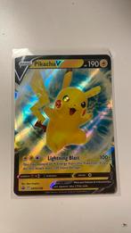 Pikachu v SWSH198 promo, Ophalen of Verzenden, Nieuw, Losse kaart, Foil
