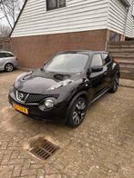Nissan Juke 1.6 CVT 86KW 2013 Zwart, Auto's, Nissan, Euro 5, Stof, 1250 kg, Zwart