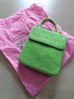 Zippa felgroene party bag - tas van kralen NIEUW duurzaam, Sieraden, Tassen en Uiterlijk, Tassen | Damestassen, Ophalen of Verzenden