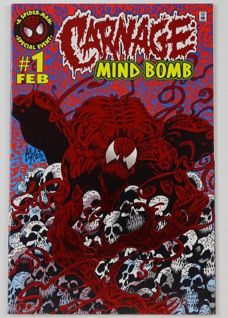 Carnage Mind Bomb (1996) # 1- Super rare One schot -Foil, Boeken, Strips | Comics, Nieuw, Eén comic, Amerika, Ophalen of Verzenden
