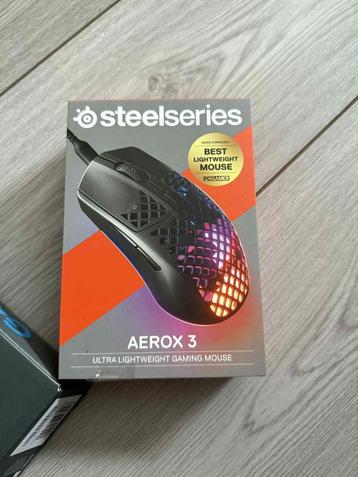 SteelSeries Aerox 3 gaming muis – bijna nieuw beschikbaar voor biedingen