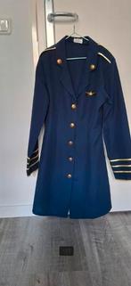 Carnaval Stewardess Outfit - Maat XS - Blauw, Carnaval, Ophalen of Verzenden, Zo goed als nieuw, Kleding