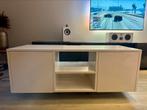 Hoogglans wit TV/audio meubel 60cm diep!!, Huis en Inrichting, Kasten | Televisiemeubels, Ophalen, Gebruikt, 150 tot 200 cm, Minder dan 100 cm