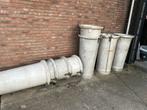 Stortkokers totaal +-10meter, Doe-het-zelf en Verbouw, Buizen en Afvoer, Ophalen, Zo goed als nieuw, Minder dan 2 meter, 80 mm of meer