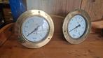 2 x messing manometer, Ophalen of Verzenden