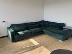 Te Koop Groen Bankstel ( Zonder Schade’s), Huis en Inrichting, Banken | Bankstellen, Ophalen, Hoekbank, Nieuw, Stof