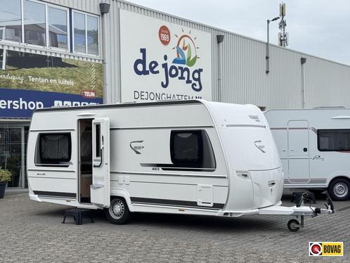 Fendt Bianco Selection 465 SFB Cassette Luifel, Caravans en Kamperen, Caravans, tot en met 4, 1250 - 1500 kg, Rondzit, Fendt, Frans bed